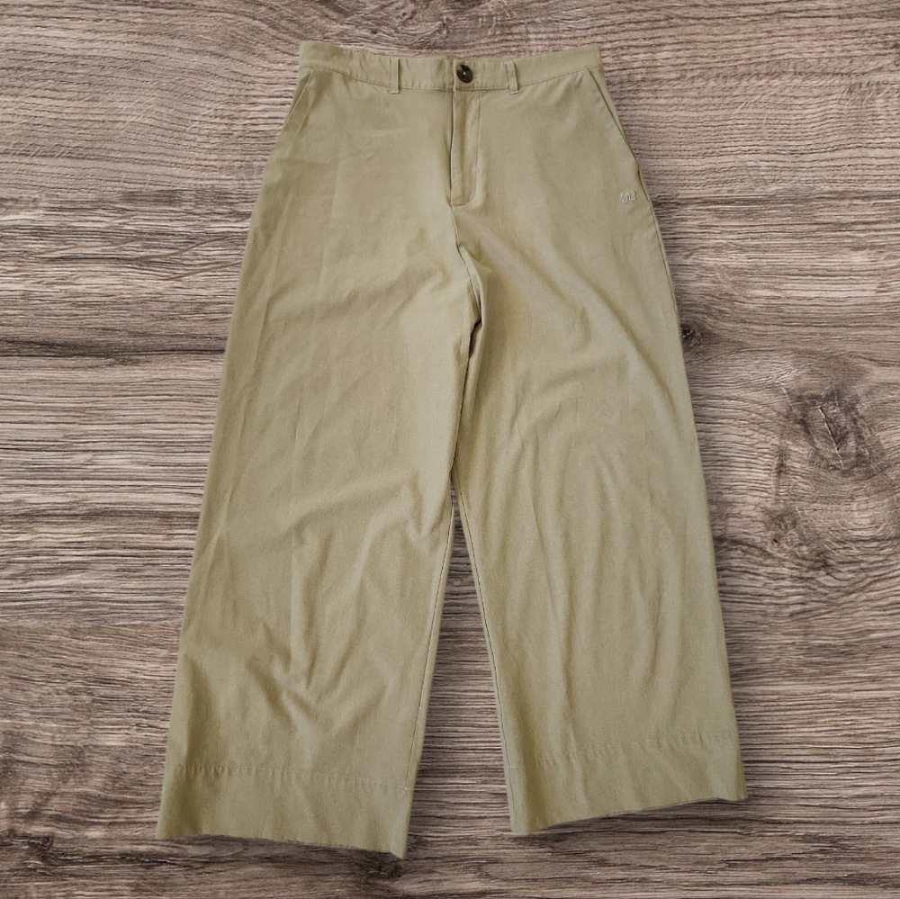 Albion Khaki Wide Leg Pants